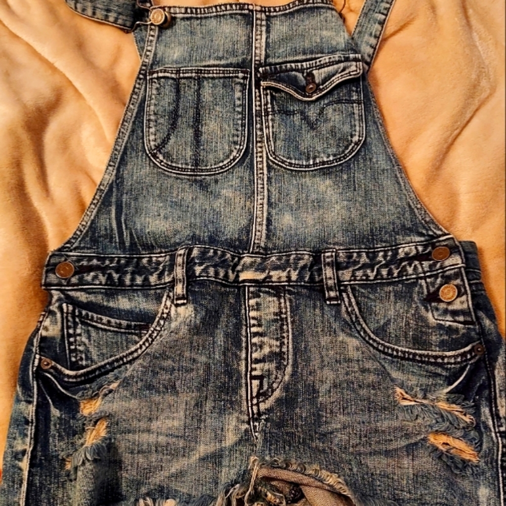1991 Overall Coverall Boho Short Overalls